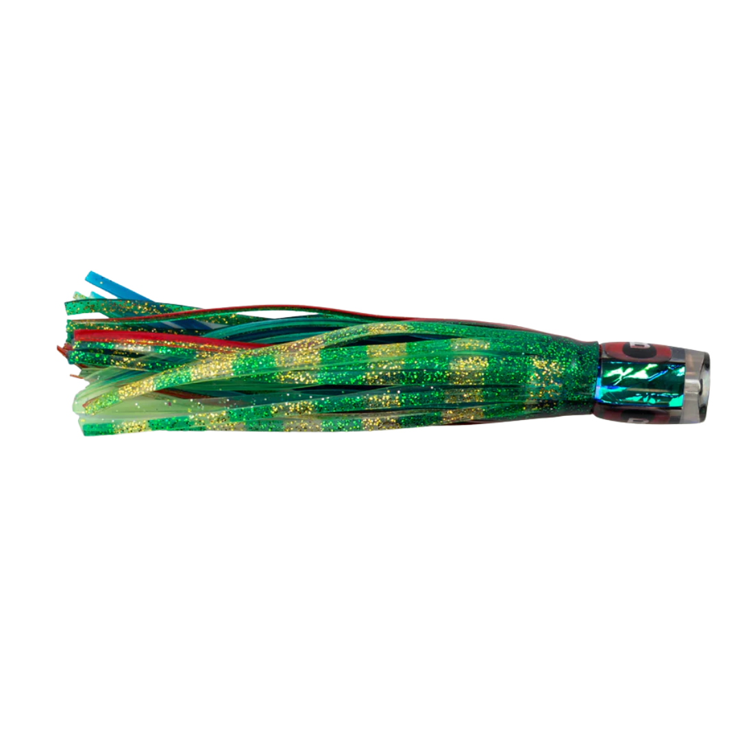 Buku Rezy Heads 6in Skirted Trolling Lure Fruit Tingle