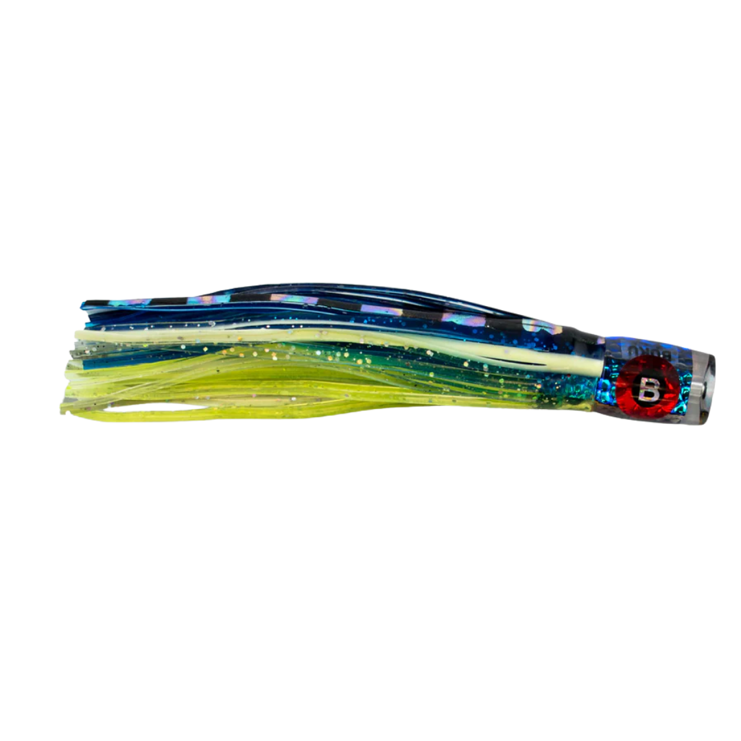 Buku Rezy Heads 6in Skirted Trolling Lure Lemon Twist