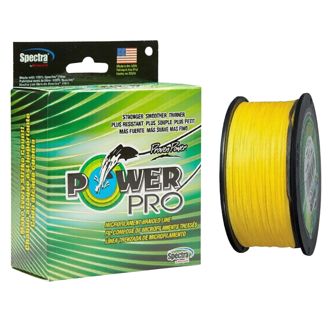 Shimano Power Pro Braided Fishing Line Yellow