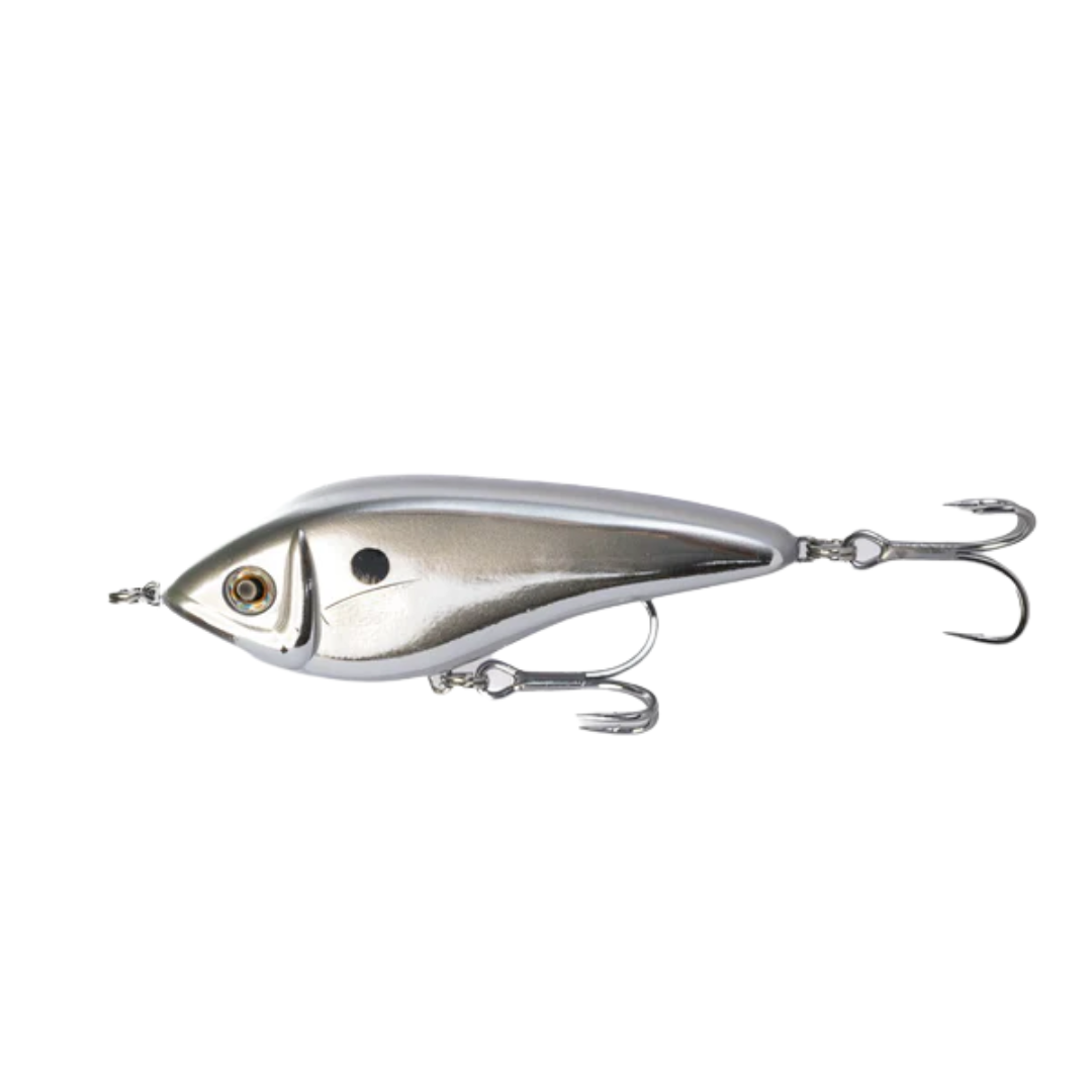Dirty Tackle The Wiggle 125mm Sinking Stickbait Lure Chromey