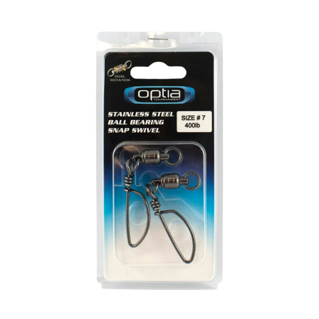 Optia Stainless Steel Ball Bearing Snap Swivels