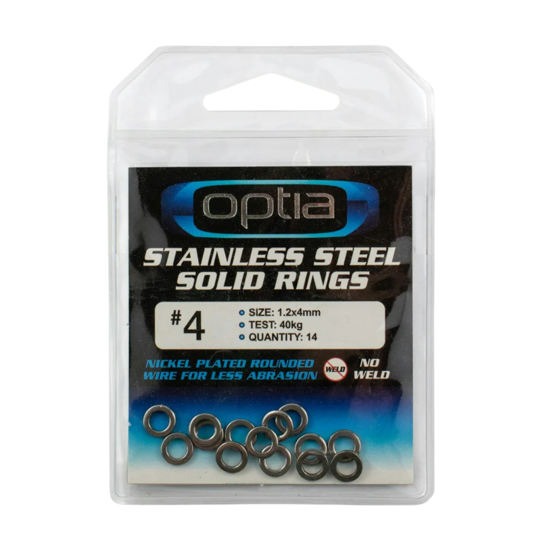 Optia Stainless Steel Solid Rings