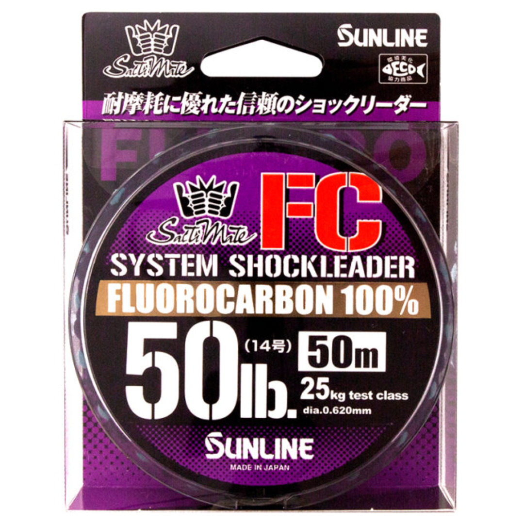 Sunline FC System Shock Fluorocarbon Fishing Leader