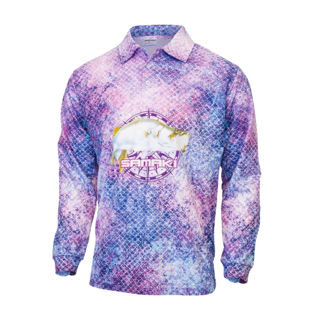 Samaki Mystic Barra Adult Fishing Shirt
