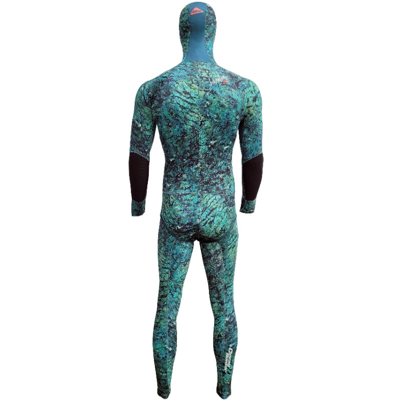 Ocean Hunter Chameleon Edge 3.5mm 2Pce Lined Wetsuit Green Camo