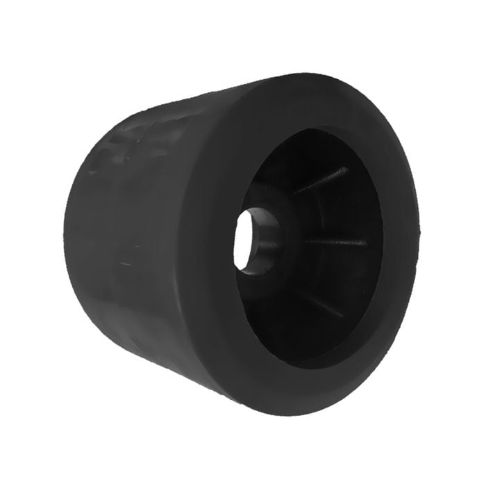 Wobble Bore Trailer Roller 20mm - 4in X 4in Black