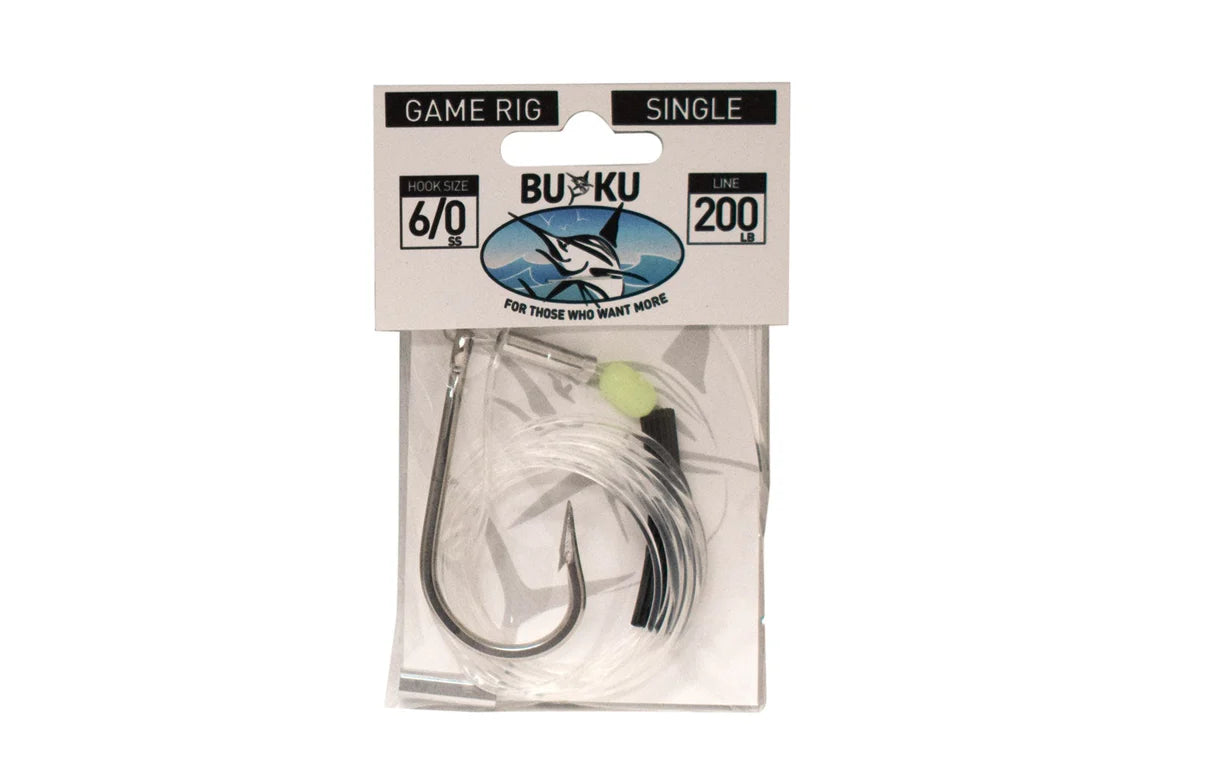 Buku Stainless Steel Game Rig Single Hook