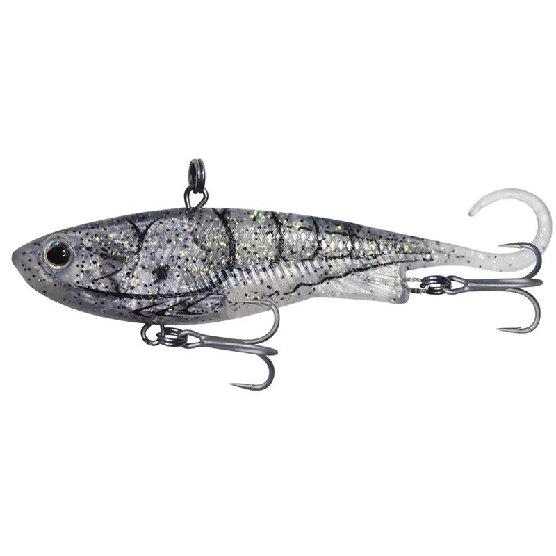 Zerek Fish Trap 95mm 23g Soft Vibe Lure Glass Shrimp UV