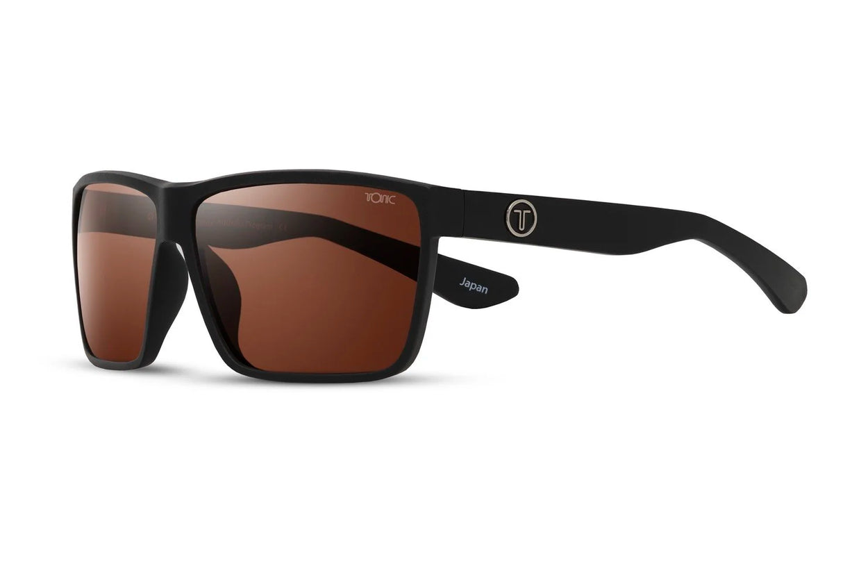 Tonic Maximus Recycled Polarised Sunglasses Black - Copper Photochromic