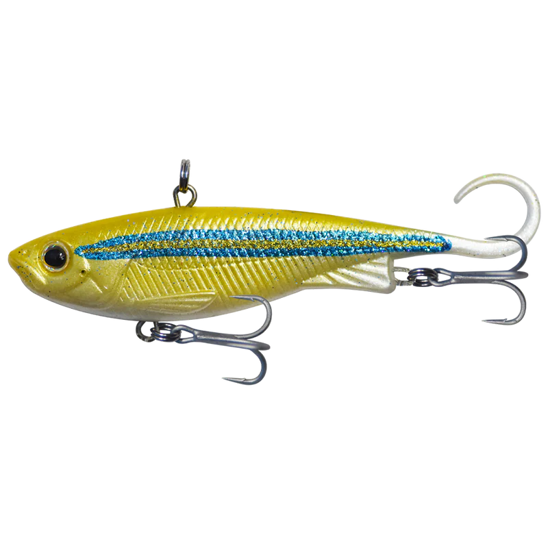 Zerek Fish Trap 110mm 30g Soft Vibe Lure Metallic Fusilier