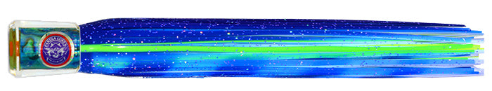Pakula Paua Mossie 7in Skirted Trolling Lure Arc Angel Lumo