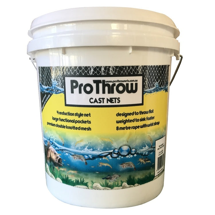 Pro Throw Bottom Pocket With Lead Mono Mesh Cast Net