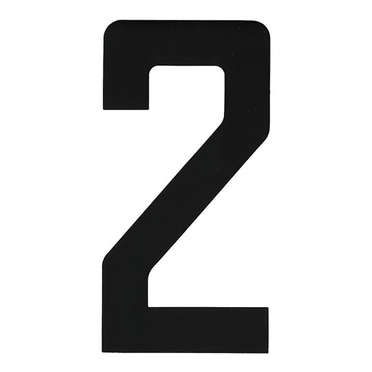 BLA Stick On Boat Rego Numbers Pair 8in Black
