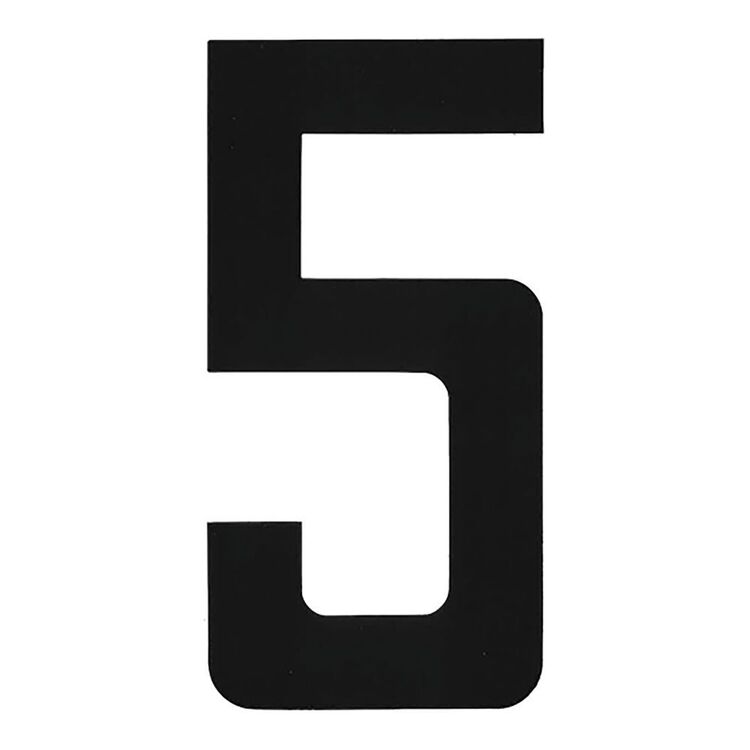 BLA Stick On Boat Rego Numbers Pair 8in Black