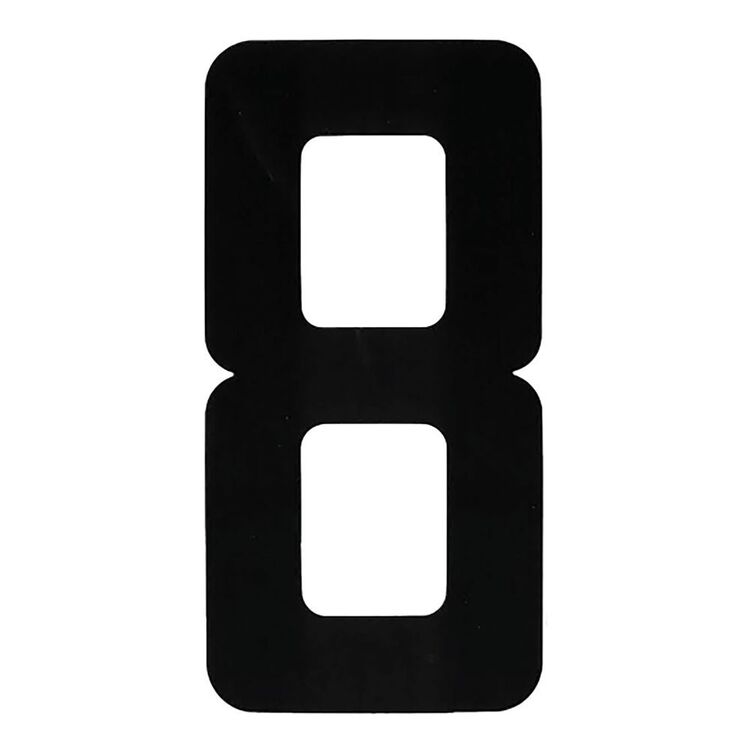 BLA Stick On Boat Rego Numbers Pair 8in Black