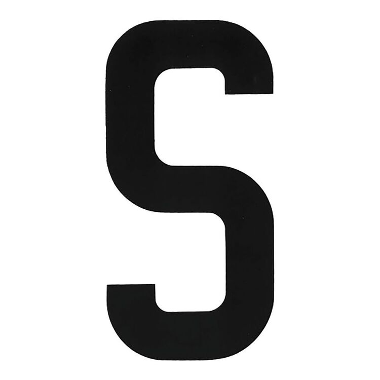 BLA Stick On Boat Rego Letters Pair 8in Black