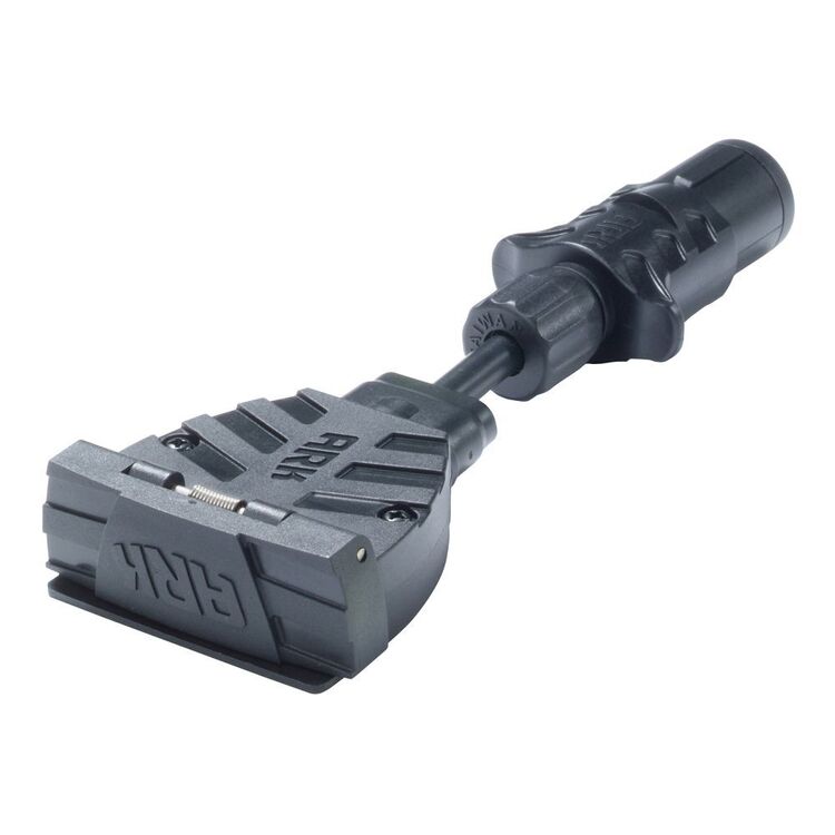 ARK Trailer Adaptor 7 Pin Small Round Socket To 7 Pin Flat Plug