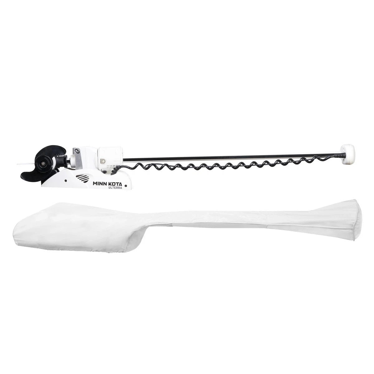 Oceansouth Trolling Motor Cover Minn Kota Riptide Ulterra 72in White