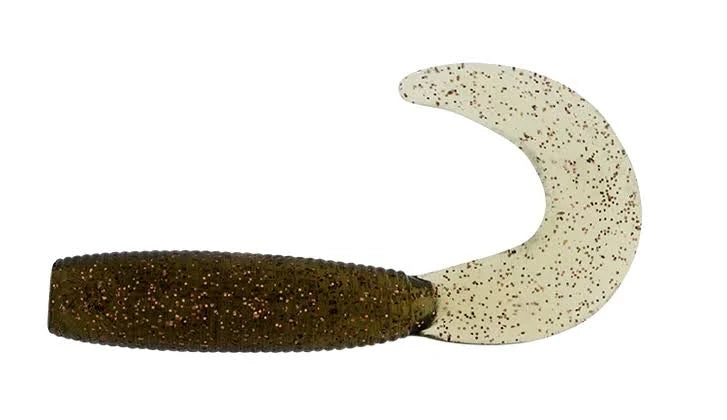 Daiwa Bait Junkie Grub 2.5in Soft Plastic Lure Caramel Candy