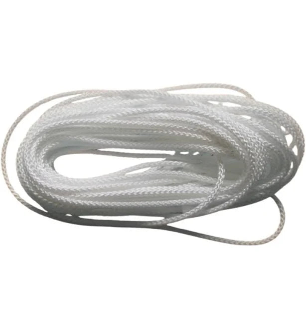 BLA Plaited Polyester Venetian Blind (VB) Cord White Cut Per 100mm