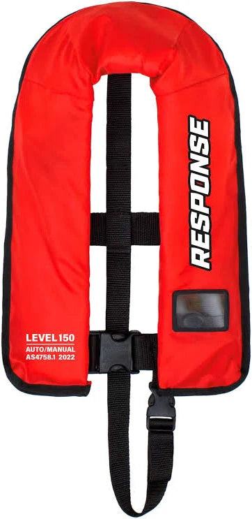Essential Automatic Inflatable Junior Lifejacket 25-50kg Red