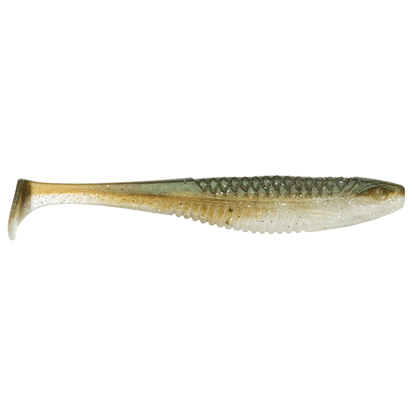 Rapala Crush City The Suspect 3.75in Soft Plastic Lure Glow Shad