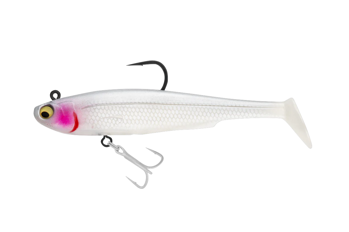 Irukandji Sicario DTF Pro 140mm 28g Soft Plastic Swimbait Lure Frost