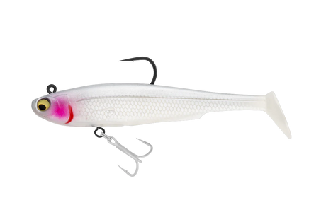 Irukandji Sicario DTF Pro 140mm 28g Soft Plastic Swimbait Lure Frost