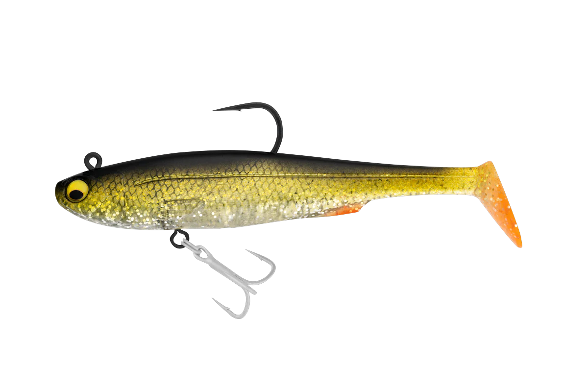 Irukandji Sicario DTF Pro 140mm 28g Soft Plastic Swimbait Lure Monsoon