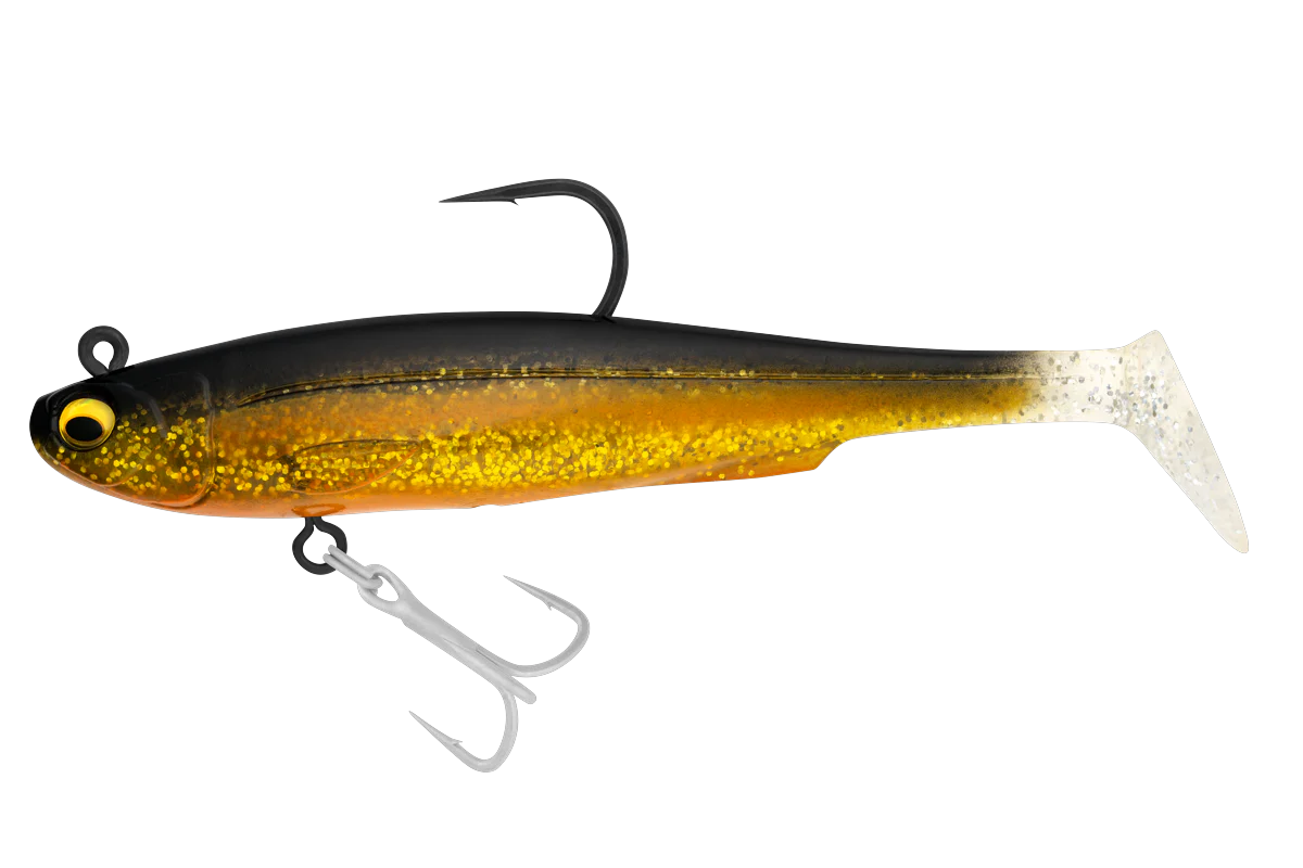 Irukandji Sicario DTF Pro 165mm 44g Soft Plastic Swimbait Lure Ember