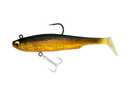 Irukandji Sicario DTF Pro H 140mm 38g Soft Plastic Swimbait Lure Ember
