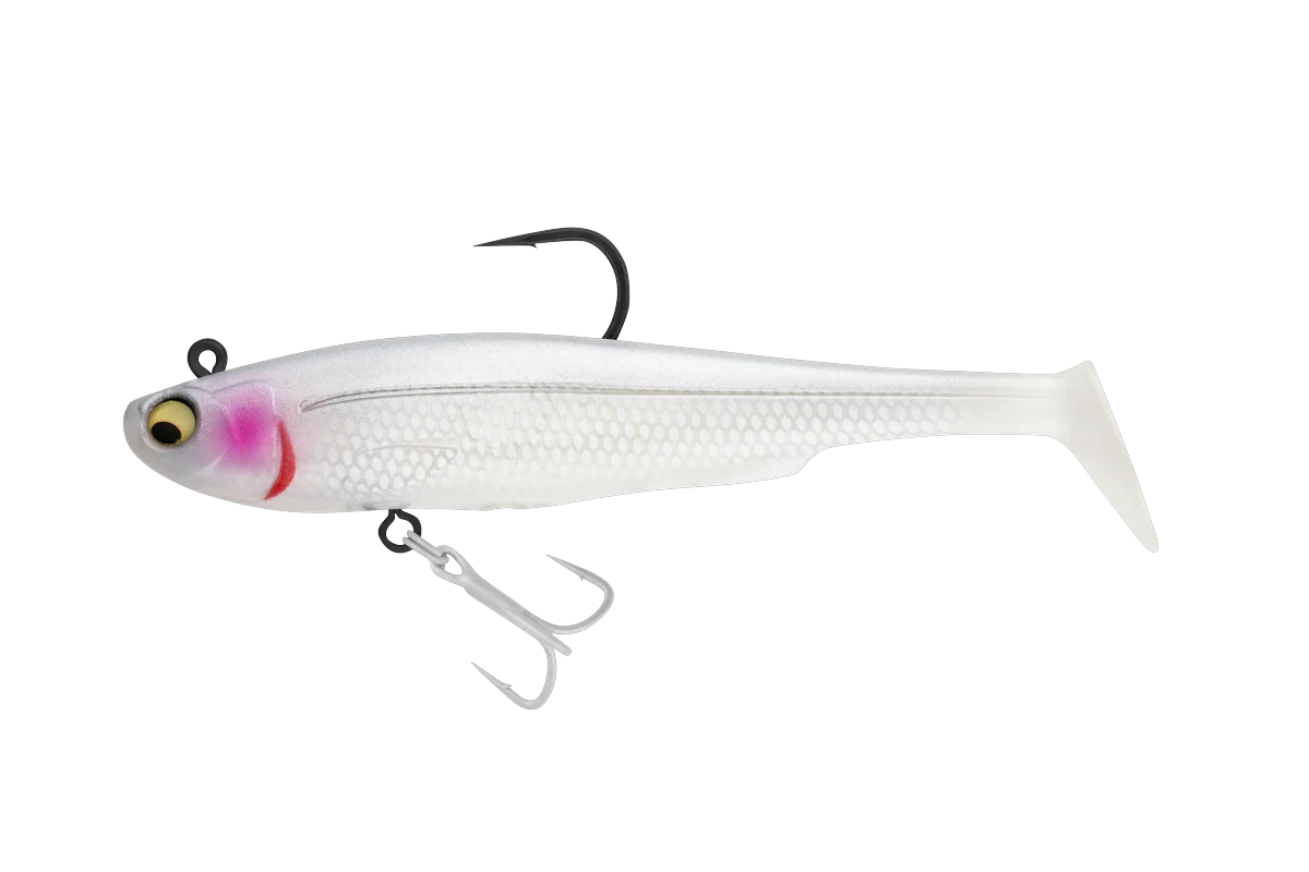 Irukandji Sicario DTF Pro H 140mm 38g Soft Plastic Swimbait Lure Frost