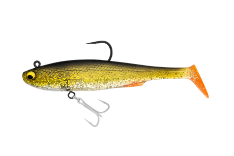 Irukandji Sicario DTF Pro H 140mm 38g Soft Plastic Swimbait Lure Monsoon
