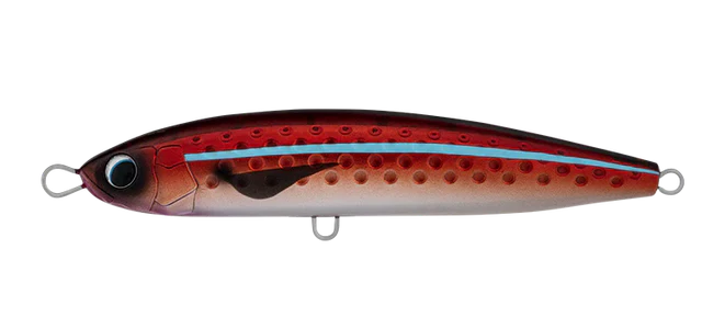 Daiwa Saltiga Rough Ride 140mm Floating Stickbait Lure Red Flash