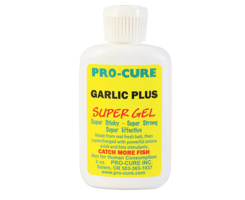 Pro Cure Super Gel Fishing Scent 2oz Garlic Plus