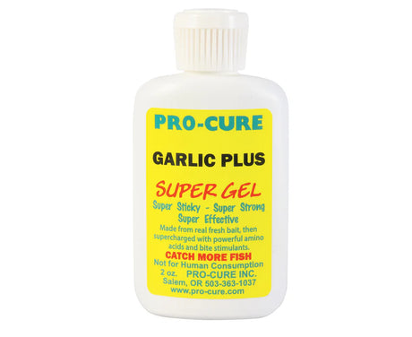 Pro Cure Super Gel Fishing Scent 2oz Garlic Plus