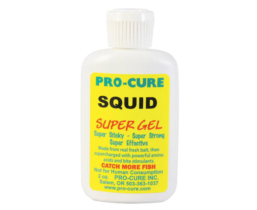 Pro Cure Super Gel Fishing Scent 2oz Squid