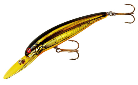 Bomber Long A 24A 89mm Hard Body Lure Gold/Orange Belly