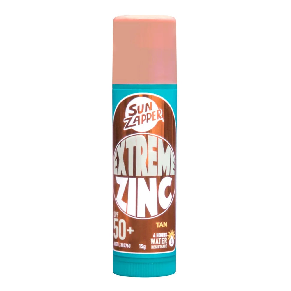 Sun Zapper Extreme Zinc Stick 15g Tan SPF 50+ Sunscreen