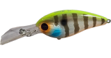 Jackall Digle 3+ 66mm Hard Body Crankbait Lure Chartreuse Back Bluegill