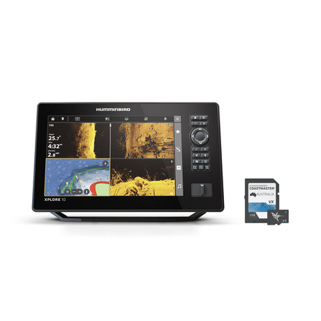 Humminbird Xplore 10 CMSI Fishfinder With Humminbird Coastmaster Mapping