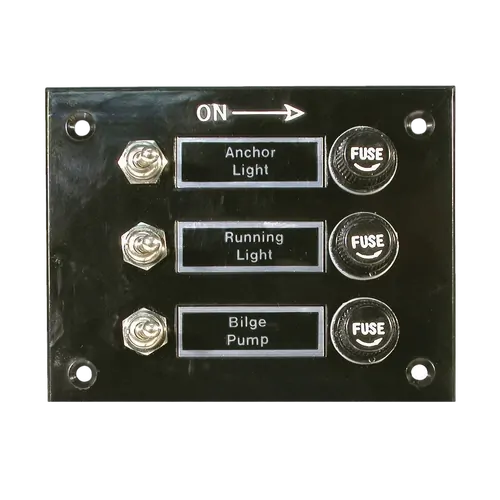 BLA Bakelite 3 Gang Switch Panel