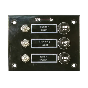 BLA Bakelite 3 Gang Switch Panel