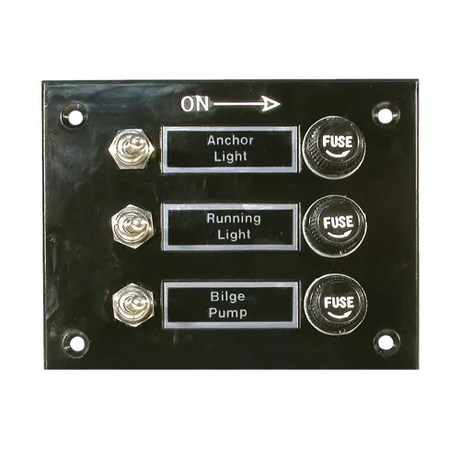 BLA Bakelite 3 Gang Switch Panel