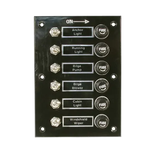 BLA Bakelite 6 Gang Switch Panel