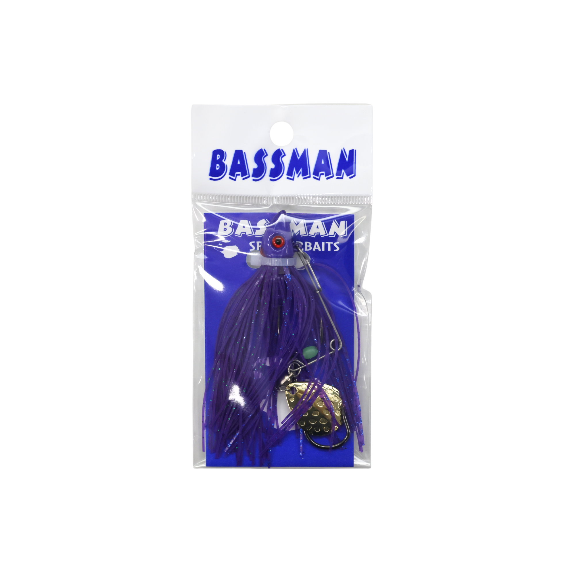 Bassman Pup 3/8oz Spinnerbait Lure 016 - Purple