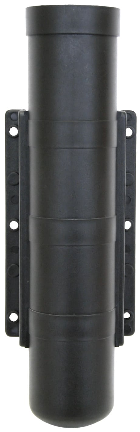 Waterline Side Mount Fishing Rod Holder Black
