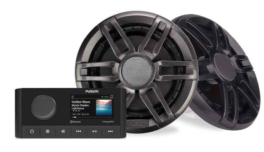 Fusion MS-RA210 Marine Stereo With XS Sports Speaker Kit