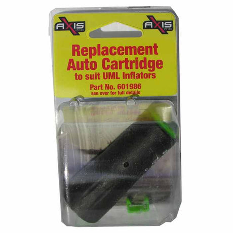 Essential Auto Lifejacket Replacement Cartridge Long Black