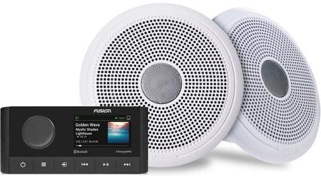 Fusion MS-RA210 Marine Stereo With XS Classic Speaker Kit